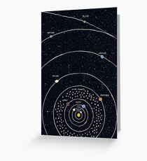 Solar System Greeting Card