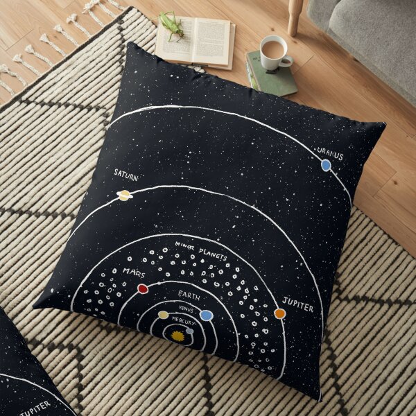 Solar System Floor Pillow