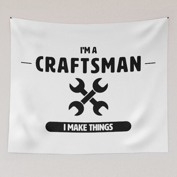 Item preview, I'm A Craftsman Black Great Gift Idea for DIY Lovers designed and sold by SphereZones.
