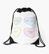 Sassy Hearts Drawstring Bag