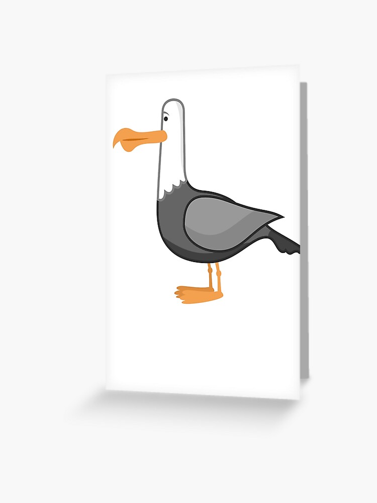Finding Nemo Seagull Design Greeting Card By Everestdesigns Redbubble - nemo in a bag finding nemo roblox