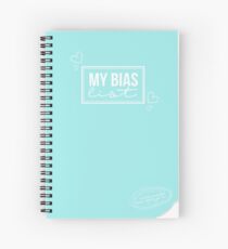 "Meine Bias-Liste ... und diejenigen, die es zerstört haben" - blau. Spiralblock