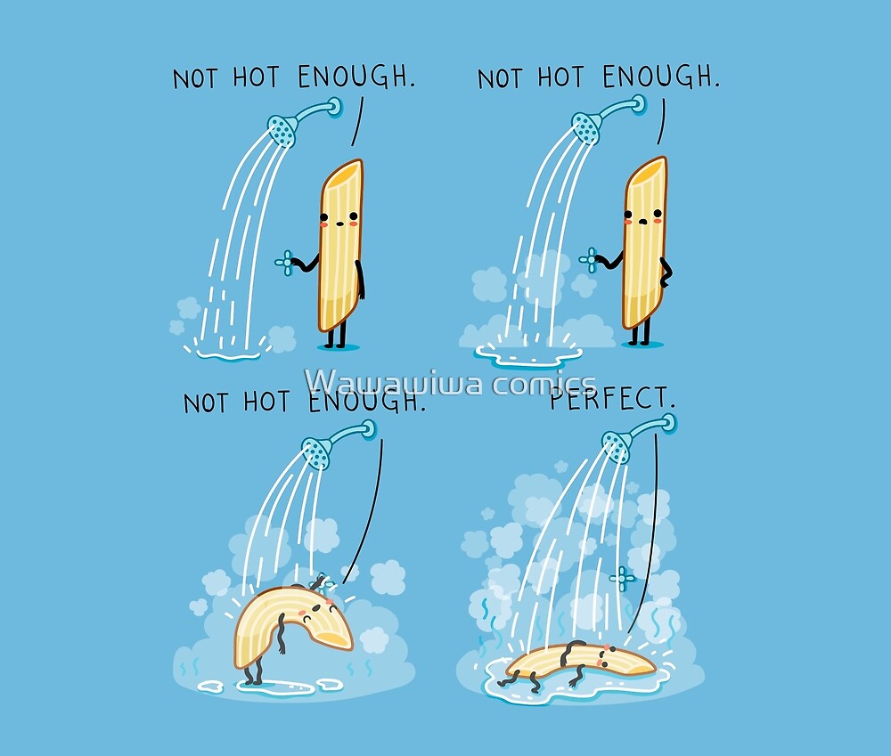 "Not hot enough" by Wawawiwa comics Redbubble