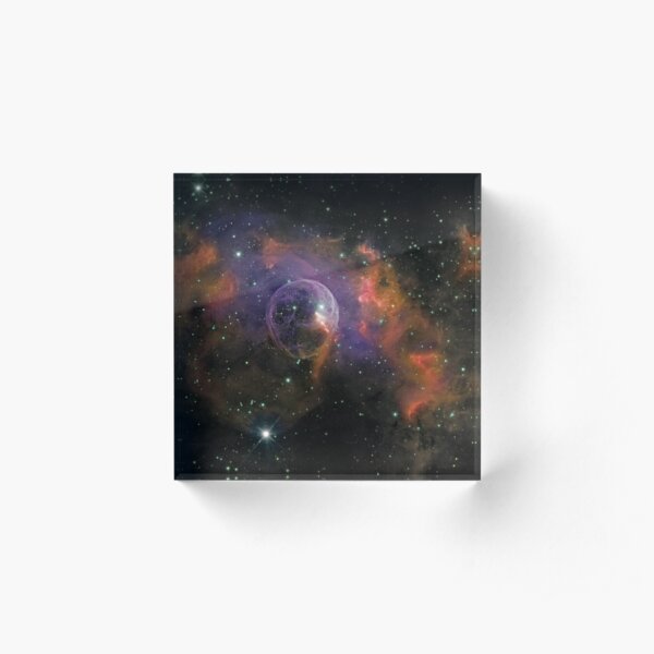 NGC 7635 - The Bubble Nebula Acrylic Block