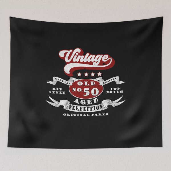 Item preview, 50 BIRTHDAY FUNNY GIFT VINTAGE T-SHIRT designed and sold by fatshirt.