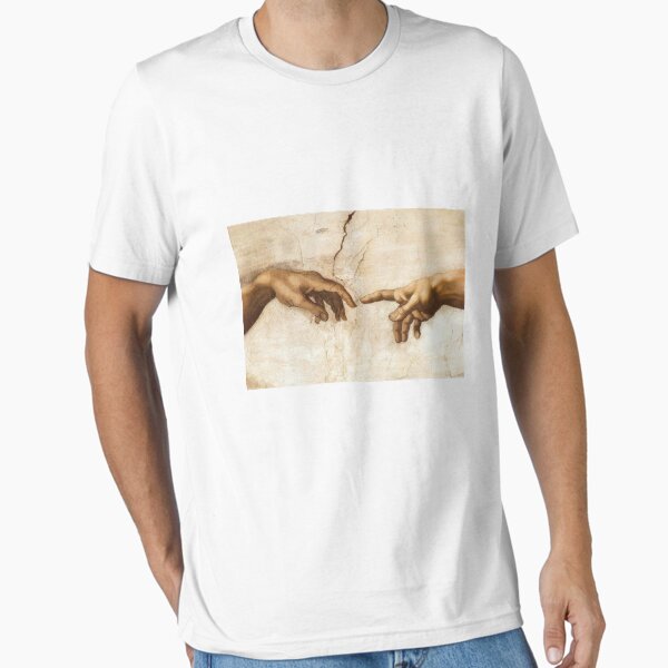 Item preview, Creation of Adam by Michelangelo T Shirt | Art designed and sold by JamesK1.