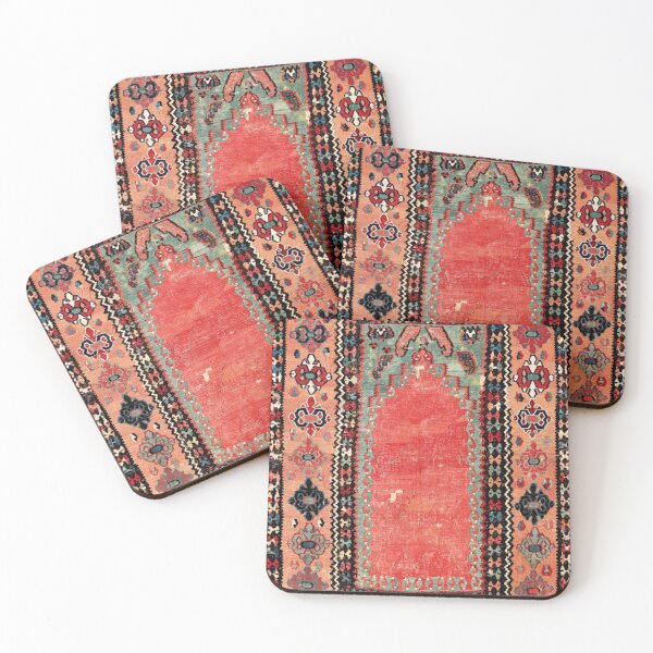 Item preview, Sivas  Antique Cappadocian Turkish Niche Kilim Print designed and sold by Vicky Brago-Mitchell®.