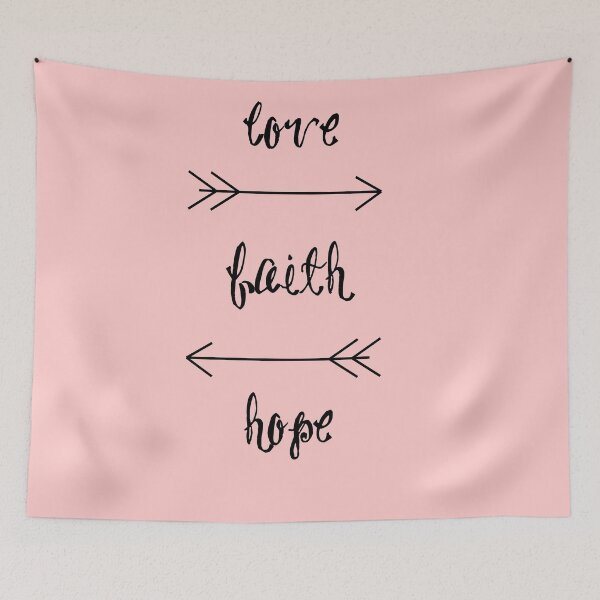 Item preview, Love, Faith, Hope Saying Arrows designed and sold by Jojoreiland.