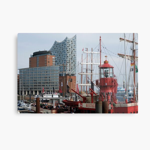 Elbphilharmonie Hamburg Metallbild