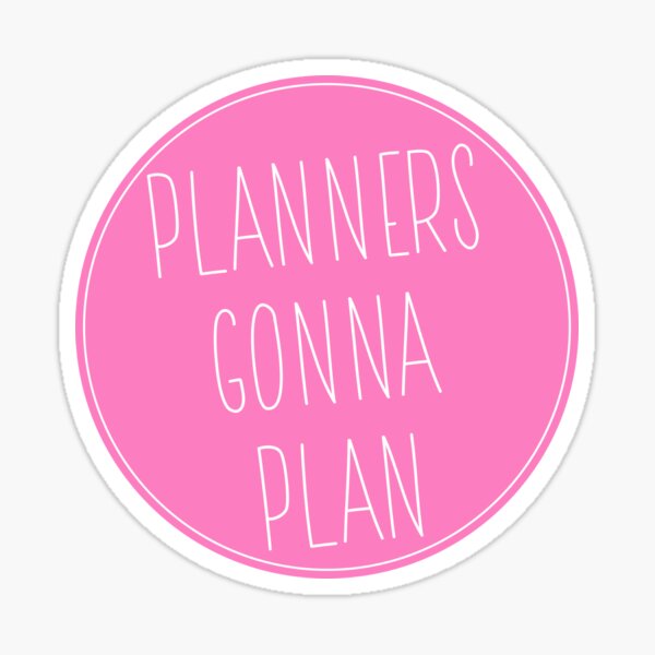 Item preview, Planners Gonna Plan designed and sold by Creative Brat Design Studio.