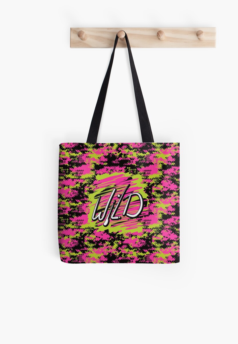 designer camo tote bag