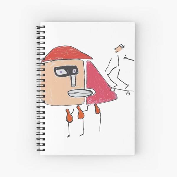 A gangster, a skater and three one-legged Spiral Notebook