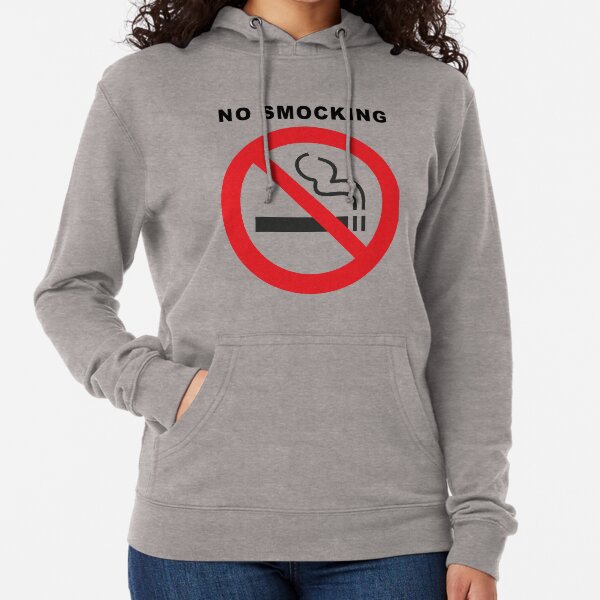 No Smocking - Trump humor Lightweight Hoodie