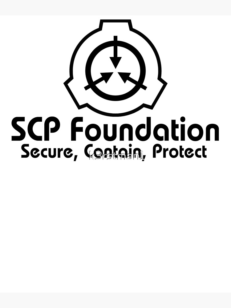 SCP foundation logo Art Print for Sale by AlmaFa123