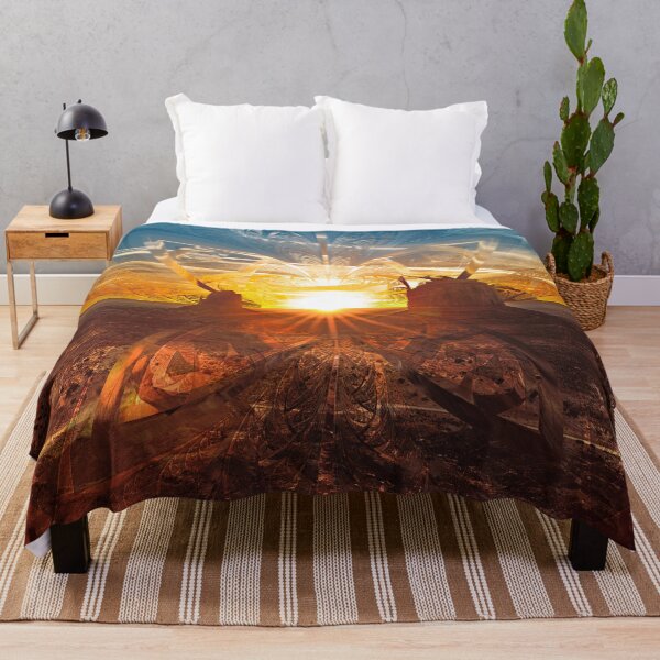 Item preview, The Shattered Glass Sunset Over Monument Valley designed and sold by San Jaya Prime.