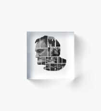 Quentin Tarantino collage Acrylic Block