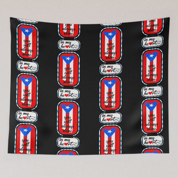 Item preview, You will always shine in my heart infinity Puerto Rico. Puerto Rico Flat novelty gifts  designed and sold by TIXLIFE.