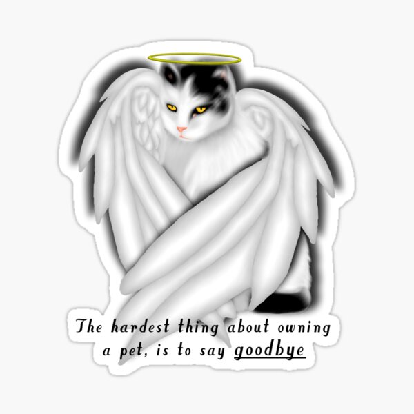 Saying Goodbye Sticker
