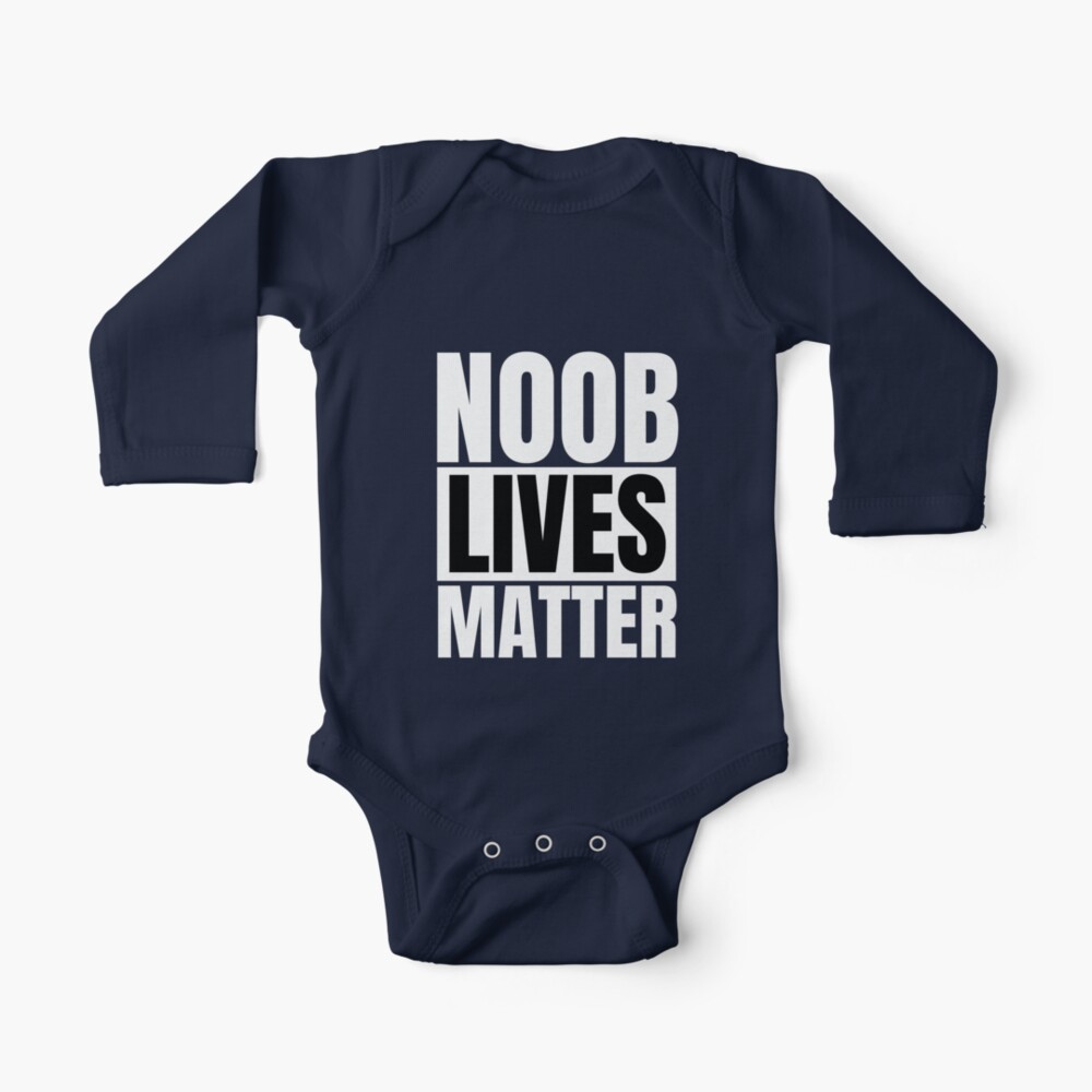 Funny Roblox Noob Lives Matter Baby One Piece By Smoothnoob