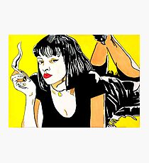 Mia Wallace - PoromPopArt Photographic Print