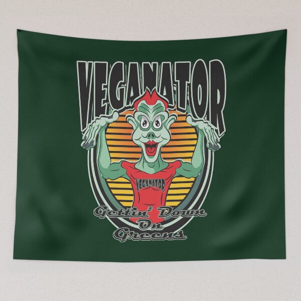 Item preview, VEGANATOR Gettin' Down on Greens designed and sold by MontanaJack.