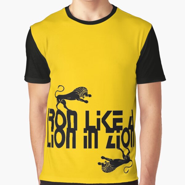 IRON LIKE LION IN ZION, Reggae, Bob, Marley Graphic T-Shirt