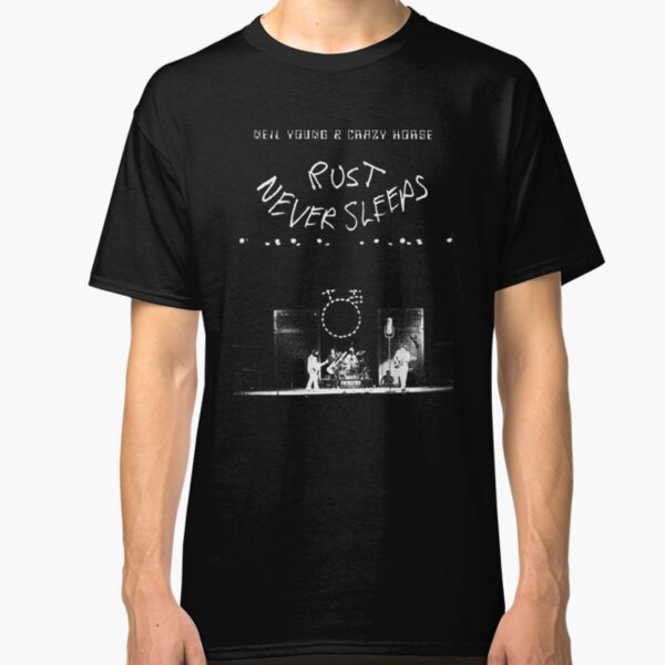 Neil Young-Rust never Sleeps-Music,Folk,Rock-Guitar-Grunge Classic T-Shirt