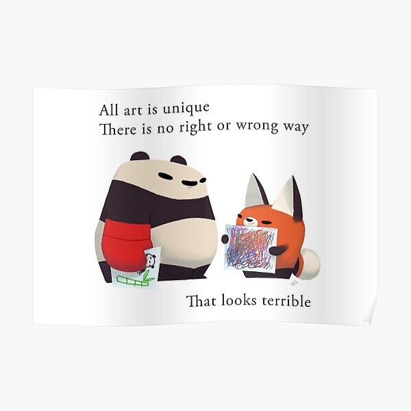 Art Pandas Poster