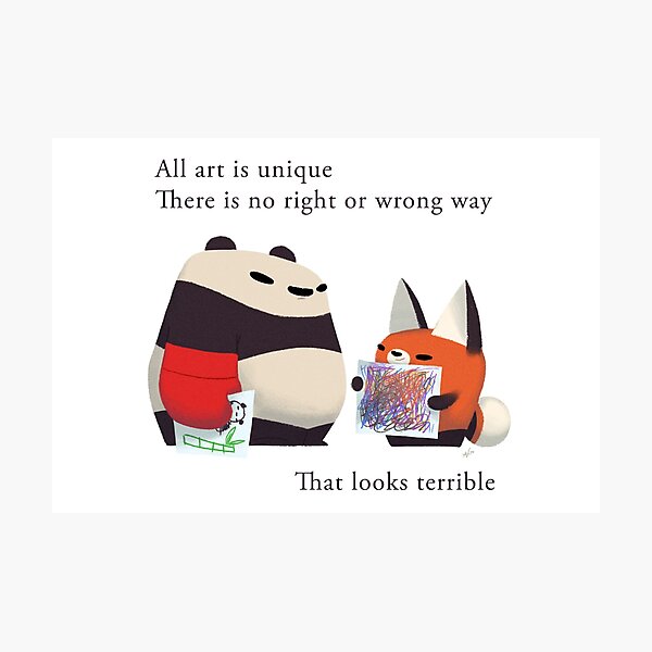 Art Pandas Photographic Print