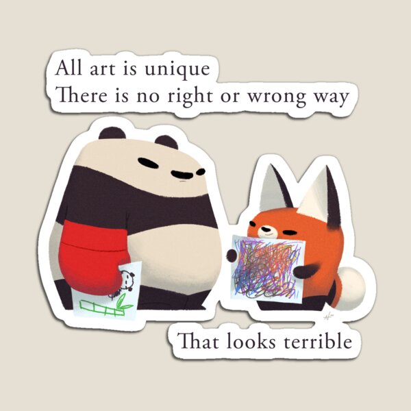 Art Pandas Magnet