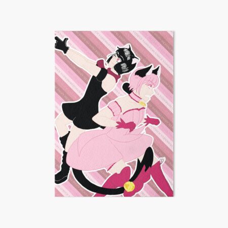 Mew Ichigo from the anime Tokyo Mew Mew New original artwork Art Board  Print for Sale by EryaMoon