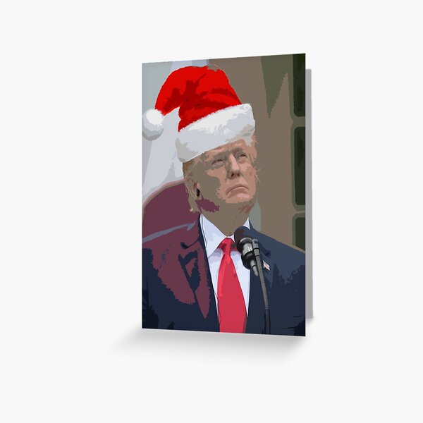 donald trump christmas hat