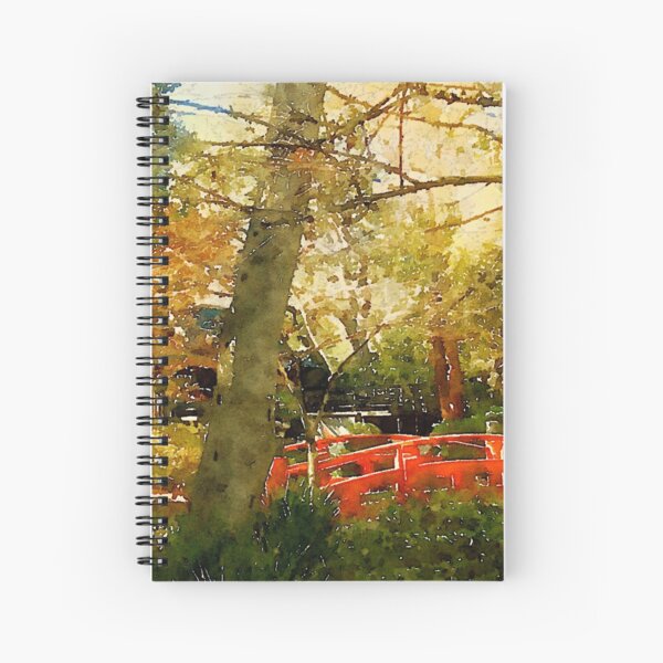 In a Japanese Garden Spiral Notebook