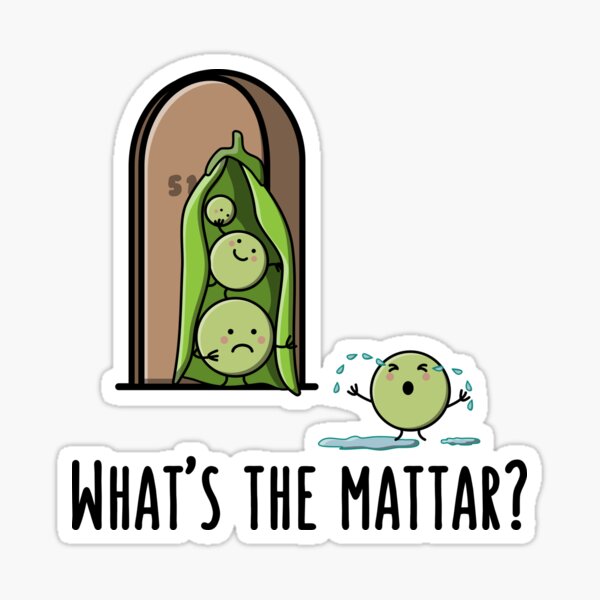 Item preview, What's the Mattar? - Funny Desi Puns designed and sold by thecutepista.