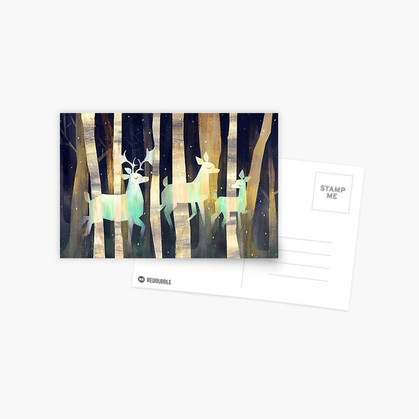 Ghost Deer Postcard