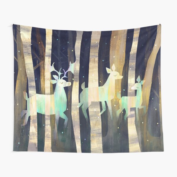 Ghost Deer Tapestry