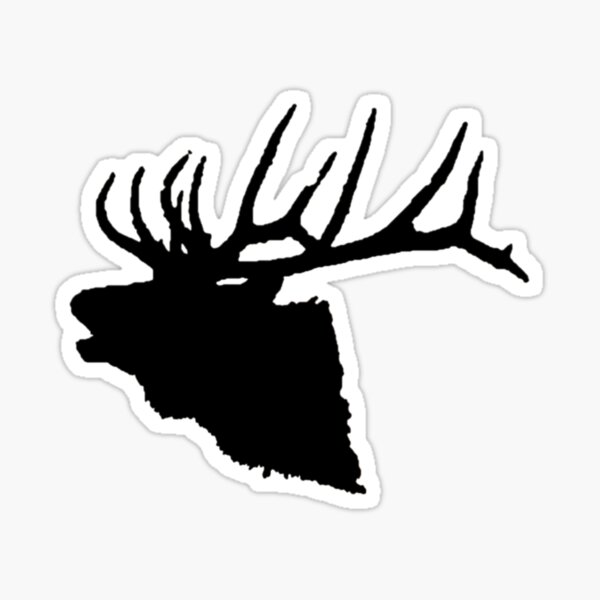 "Elk Bugle" Sticker for Sale by brennantpearson Redbubble