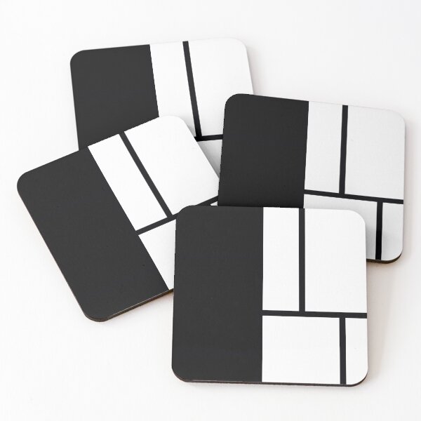 Item preview, White and Black Color Block designed and sold by wordznart.