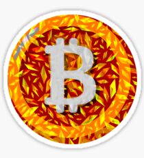 Bitcoin crypto blockchain Sticker