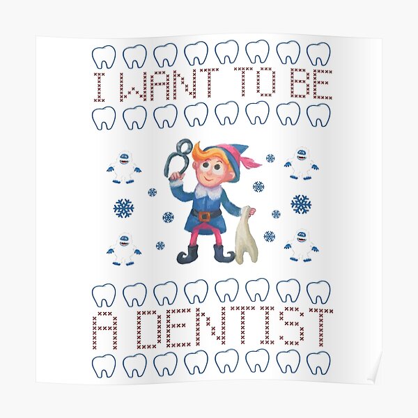 Hermey the Elf- I Want to be a Dentist Poster