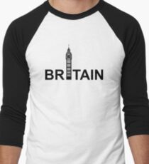 Great Britain Men's Baseball ¾ T-Shirt