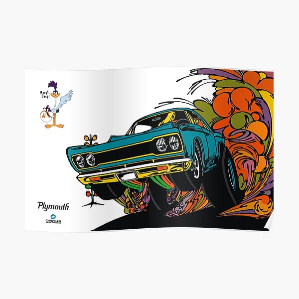 Plymouth Roadrunner Advertising Poster