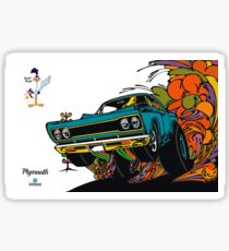 Plymouth Roadrunner Advertising Sticker