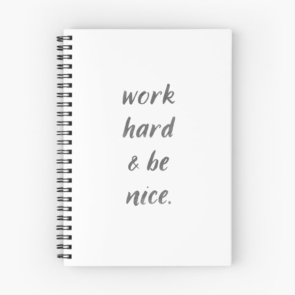 Item preview, Work Hard & Be Nice designed and sold by laurenschroer.