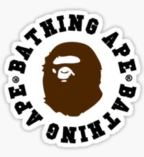 Bathing ape Logo Sticker