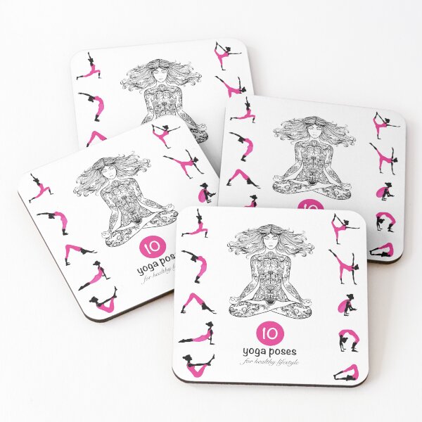 Item preview, 10 yoga poses designed and sold by abaazeem.