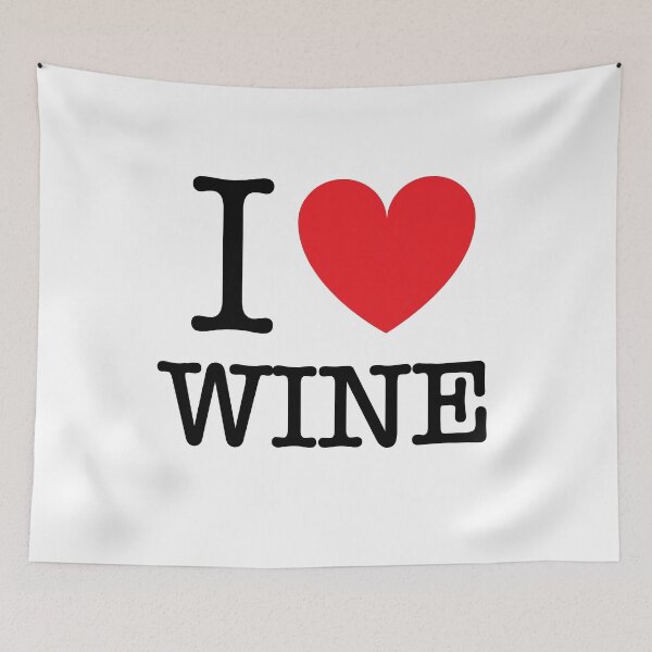 Item preview, I HEART WINE designed and sold by MasterpieceArt.