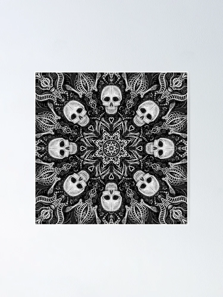 Skull Lace Goth Pattern