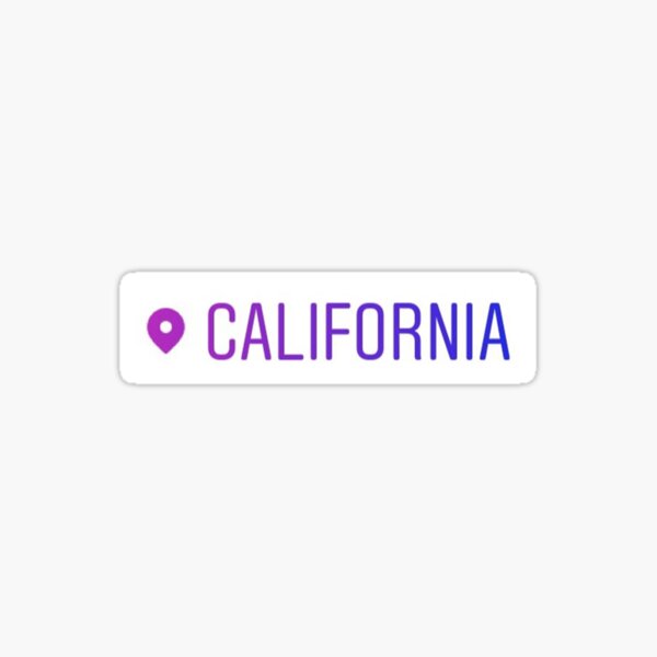 California Sticker