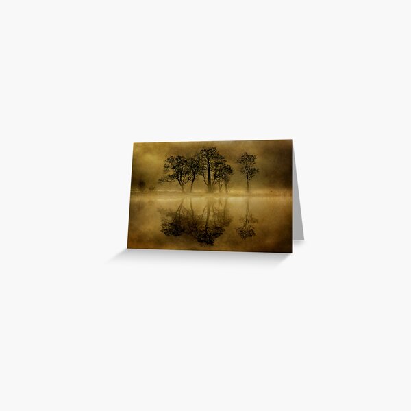 Misty Skeletons Greeting Card